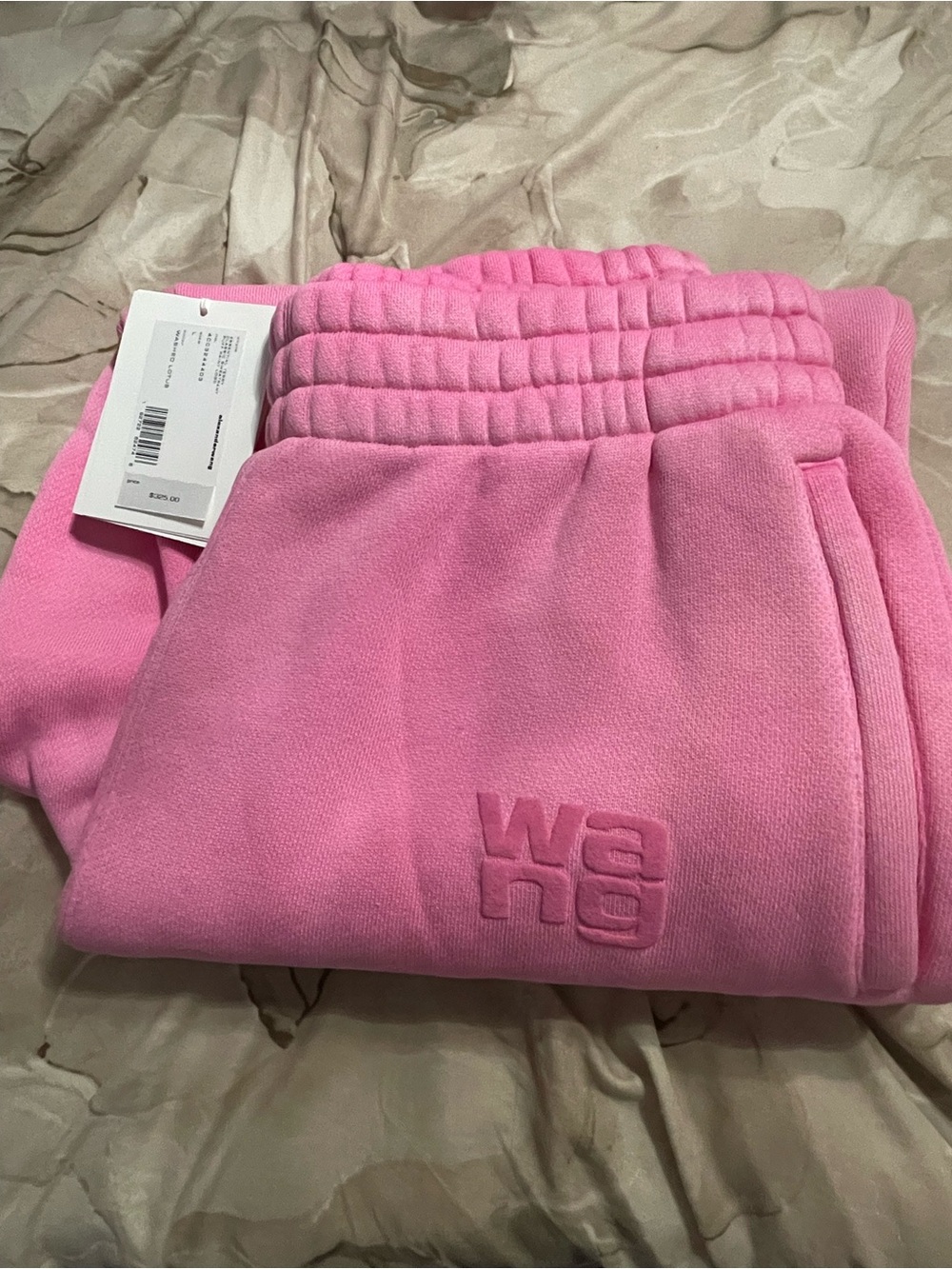 Alexander Wang Essential Terry Classic Sweatpant Puff paint logo